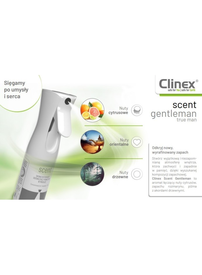 CLINEX Scent - GENTLEMAN 290ml - ZAPAS