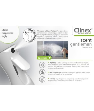 ZESTAW CLINEX Scent - GENTLEMAN 290ml + zapas 290 ml