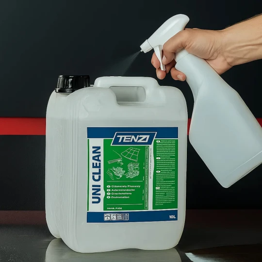 Tenzi Uni Clean 10L, uniwersalny płyn do mycia podłóg i posadzek twardych, do mycia ręcznego i maszynowego, antyalergiczny.