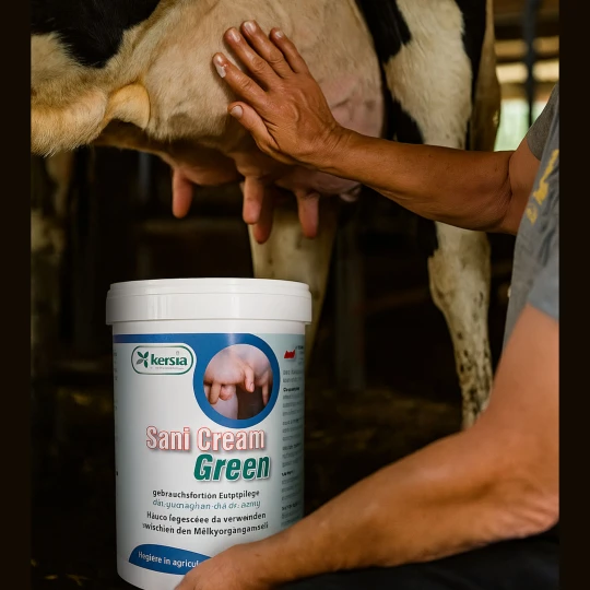 Kersia SANI CREAM GREEN 1kg – maść do pielęgnacji wymienia krów