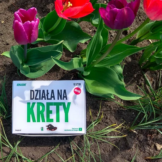 Kunagone na krety 10-pak, naturalny i ekologiczny odstraszacz w torebkach, do odstraszania kretów z ogrodu i trawnika.