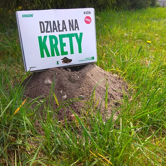 Kunagone na krety 10-pak, naturalny i ekologiczny odstraszacz w torebkach, do odstraszania kretów z ogrodu i trawnika.