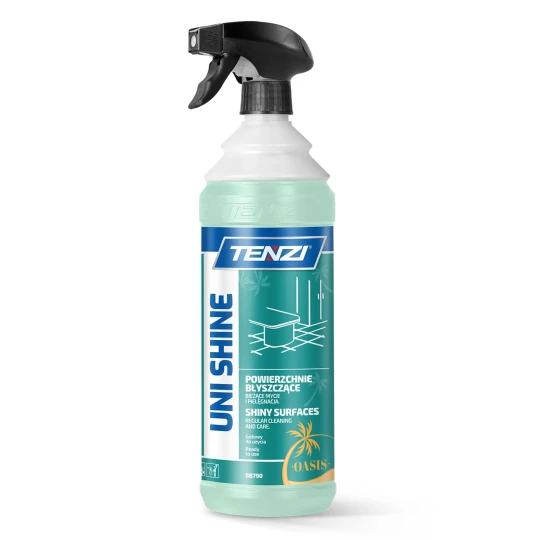 uni shine oasis, środek do pielęgnacji powierzchni błyszczących, preparat do mycia mebli lakierowanych, środek do czyszczenia glazury, nabłyszczacz do mebli, środek do czyszczenia blatów, środek do mebli ekskluzywnych, preparat do pielęgnacji drewna 