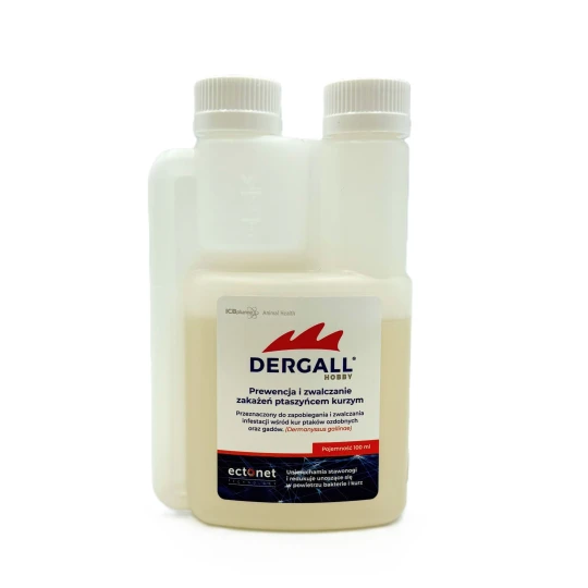 DERGALL 100 ml do zwalaczania ptaszyńca i pleśniakowca u drobiu