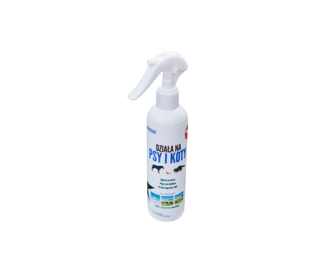 Spray odstraszający psy i koty Kunagone 250 ml – naturalny środek przeciw sikaniu psów w ogrodzie
