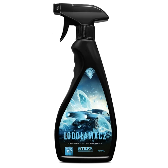 Lodołamacz Tefa Car – preparat do odmrażania szyb samochodowych, skuteczny do -70°C, bezpieczny dla uszczelek i wycieraczek