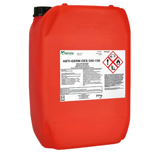 KERSIA ANTI-GERM DES OXI 150 24 kg, silnie kwasowy środek do mycia i dezynfekcji CIP przeznaczony do utrzymania higieny instalacji