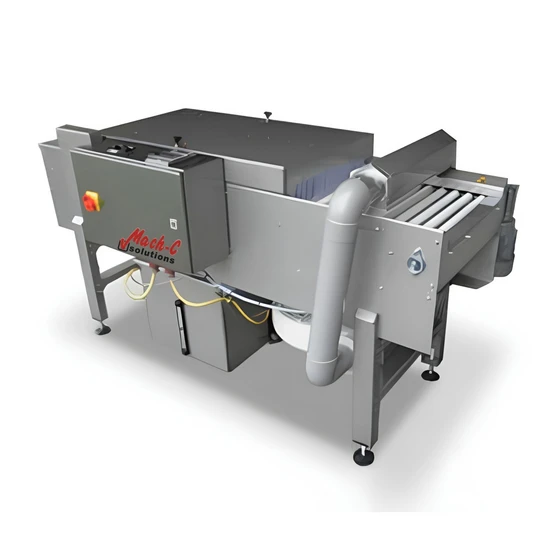 Mach-C INLINE SIDE INFEED, profesjonalna myjka do jaj przeznaczona do ciągłego i wydajnego mycia jaj w procesach produkcyjnych
