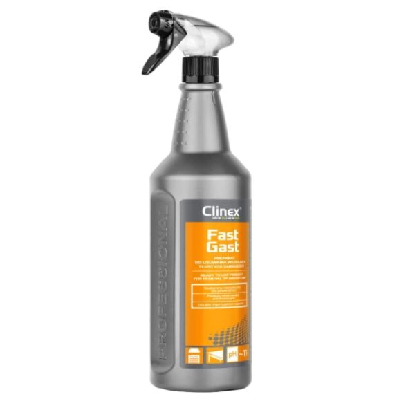 Clinex FastGast 1L – środek do usuwania tłustych zabrudzeń