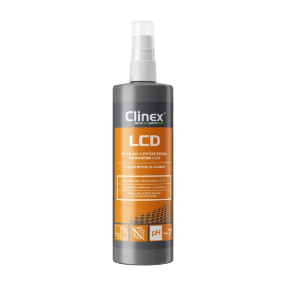 Clinex LCD 200ml – płyn do czyszczenia ekranów