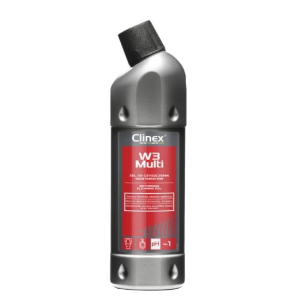Clinex W3 Multi 1L – żel do czyszczenia sanitariatów
